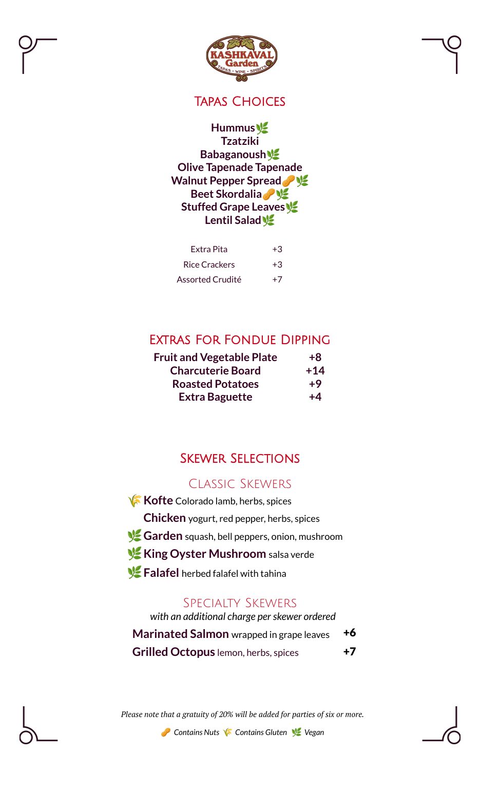 NYC Restaurant Week Menu - Page 2